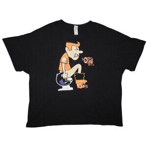 Vintage Y2K Pittsburgh Steelers Crapping on Ravens Browns Bengals T-Shirt 2XL